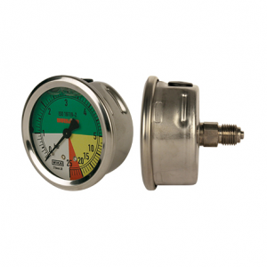 Manomètre fixation arrière