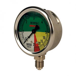 Manomètre fixation périphérique