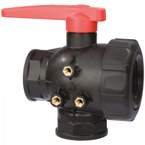 Vanne 3 voies 1" Femelle flux continu