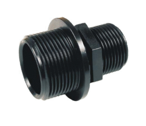 Raccord droit filetage 3/4"x 3/8" Mâle/Mâle 40mm/27mm