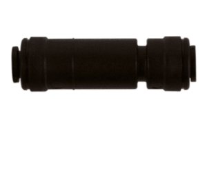 Raccord double égal rapide push-pull 6mm avec clapet anti-retour