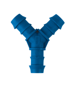 Jonction en "Y" 3 voies à Tubulures égales pour tuyau 10mm