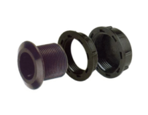 Goulotte de Vidange + Écrou + Bouchon 1"