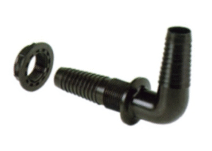 Raccord coudé 90° passe cloison 1" 26-29mm