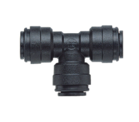 Raccord "T" rapide égal push-pull Diam 10mm