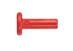 Bouchon Mâle pour Raccord rapide Diam 10mm Rouge