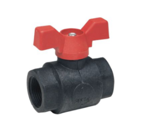 Vanne papillon à billes à deux voies 1" F