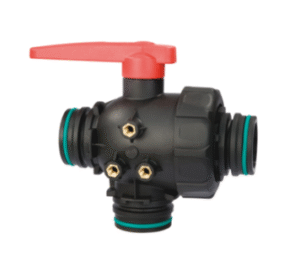 Vanne à bille 3 voies à épingle Fork T3 Mâle flux continu