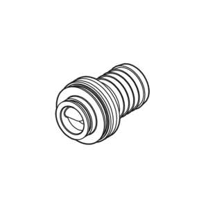 Raccord droit Diam 25mm 1" pour vanne