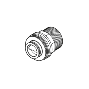 Raccord droit Diam G1"1/4 M pour vanne