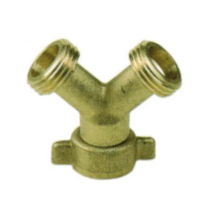 Raccord Y en laiton: 2 Mâles / 1 Femelle
