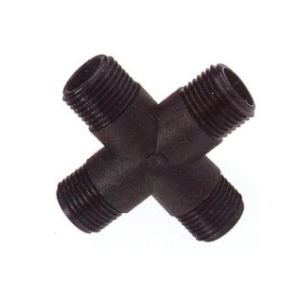 Raccord 4 voies mâles à 90°